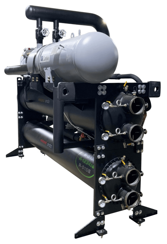 Master HVAC chiller unit with integrated sensing points