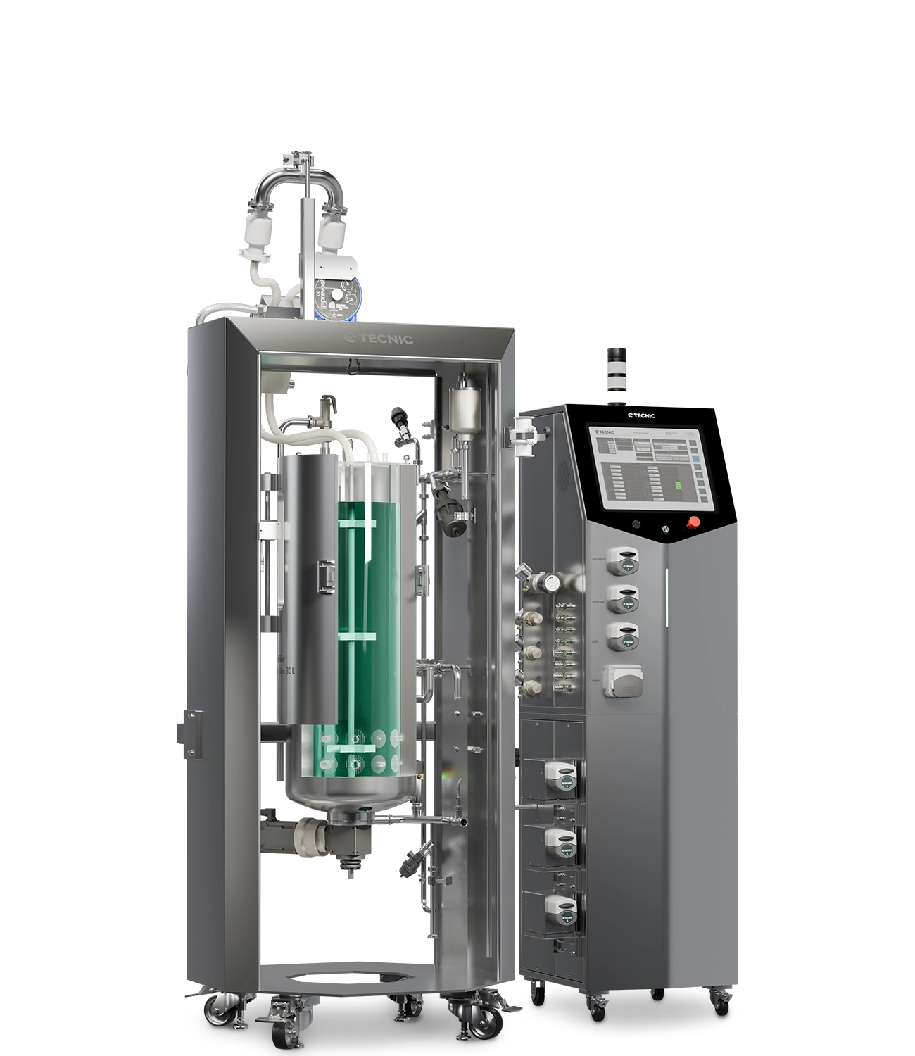 TECNIC bioreactor running a biological extraction process